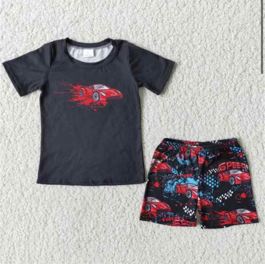 Boy's sports car outfit