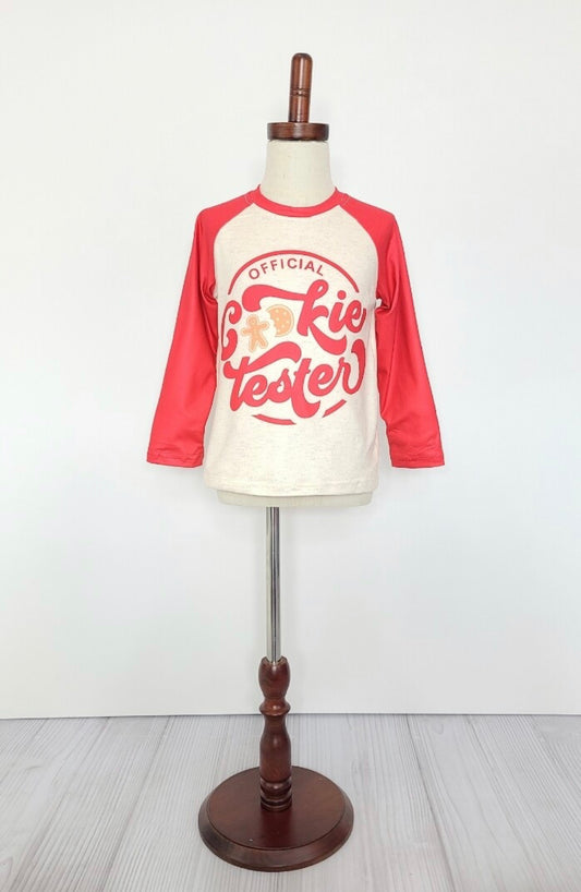 Boy Cookie Tester Raglan