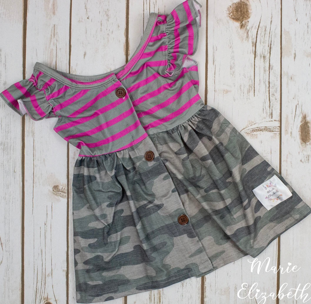 Camo girl’s dress