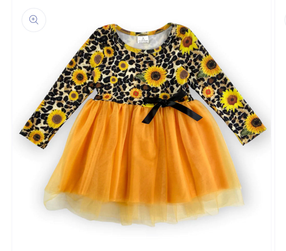 Sunflower Tutu Dress