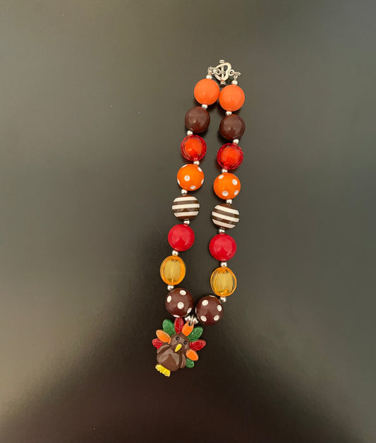 Turkey necklace - polka dot