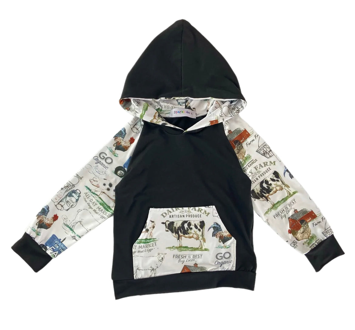 Farm kid hoodie