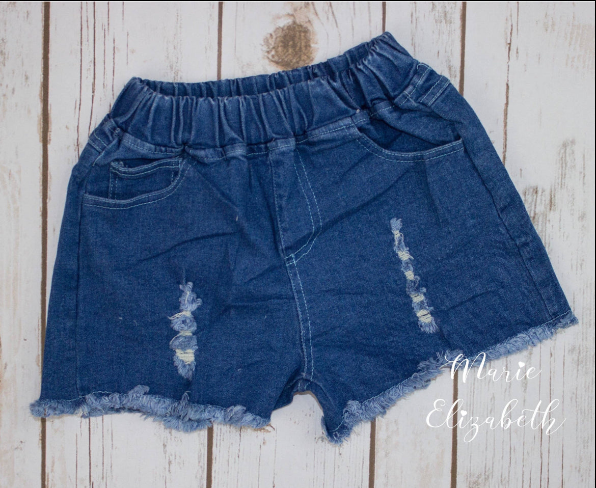 Girl's denim shorts