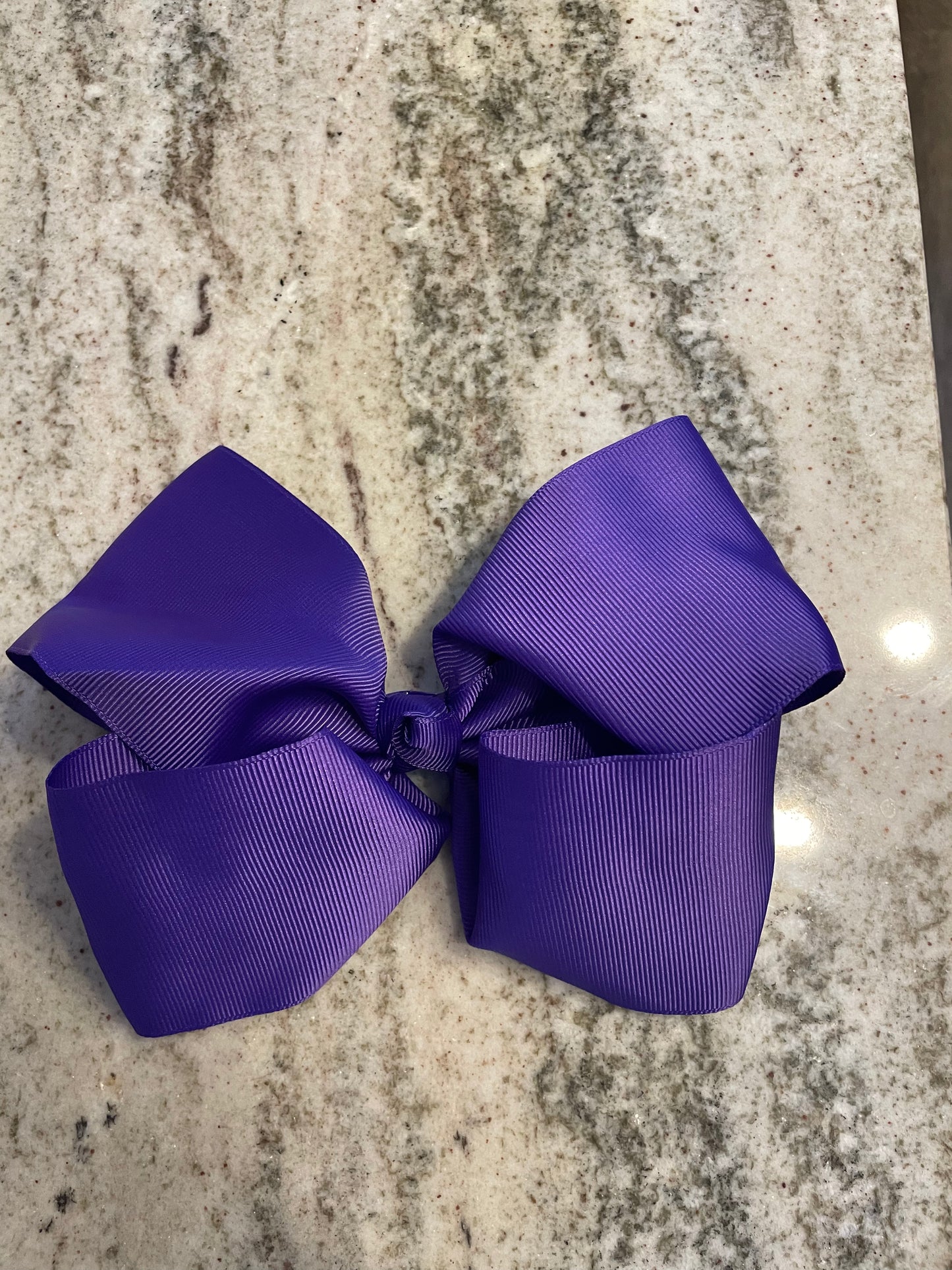 8 inch purple bow