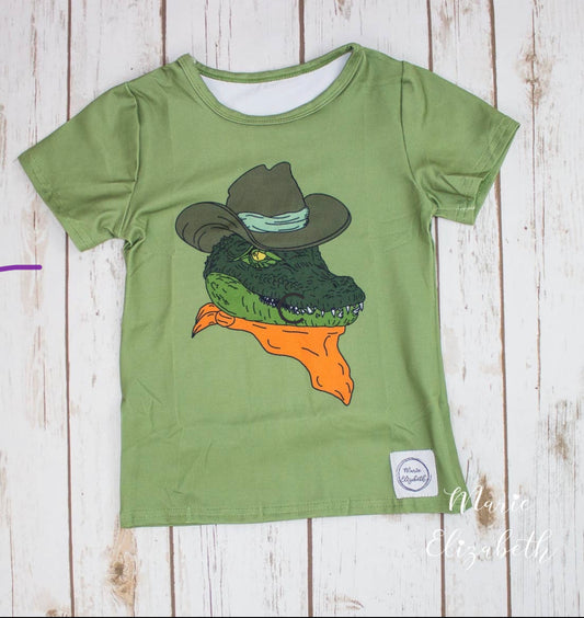 Alligator boy's tee