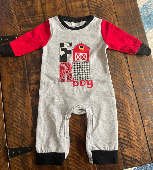 Farm boy romper