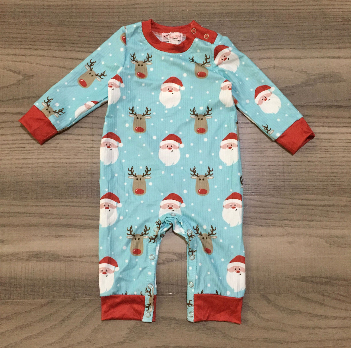 Rudolph & Santa romper