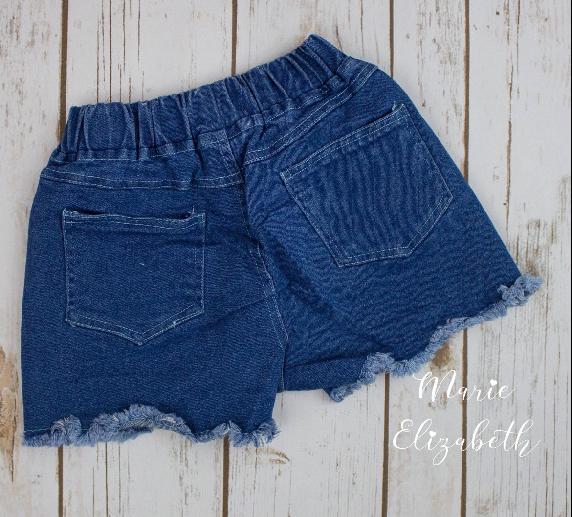 Girl's denim shorts